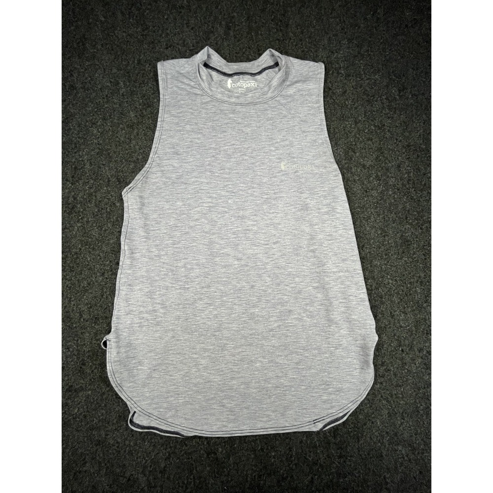 Cotopaxi Quito Active Tank Women's Small Gray Sleeveless Stretch Yoga Gym Wear